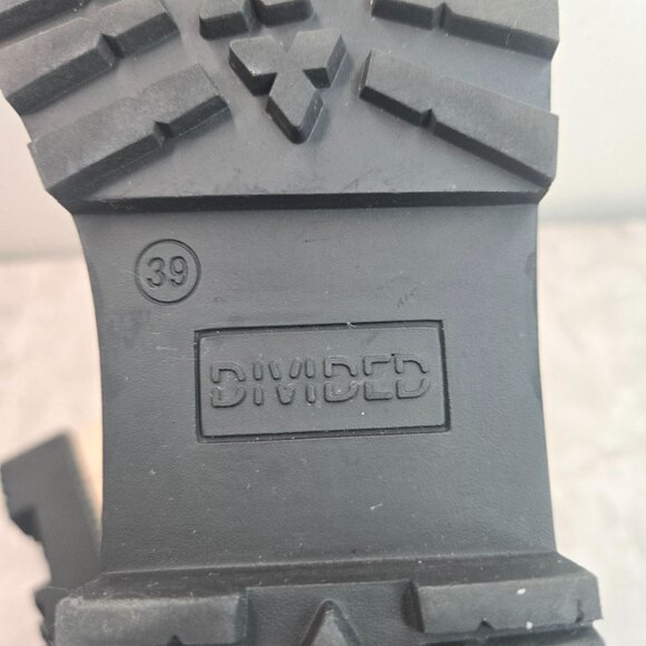 Platform Combat Boots Chunky Grunge Y2k Lace Up Hiker Platform Patent Booties 8 - Picture 9 of 12